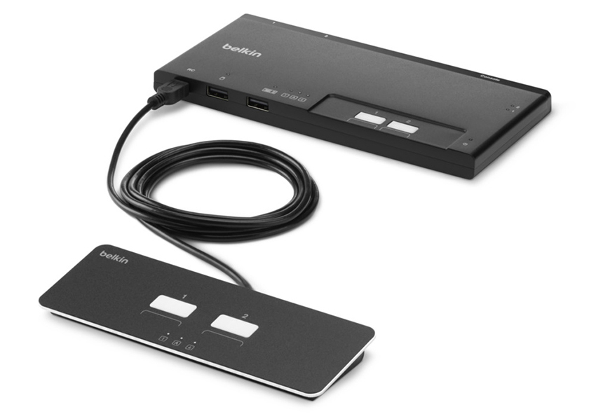 You Recently Viewed Belkin F1DN202MOD-BA-4 2-Port Dual Head Modular KVM Switch Image